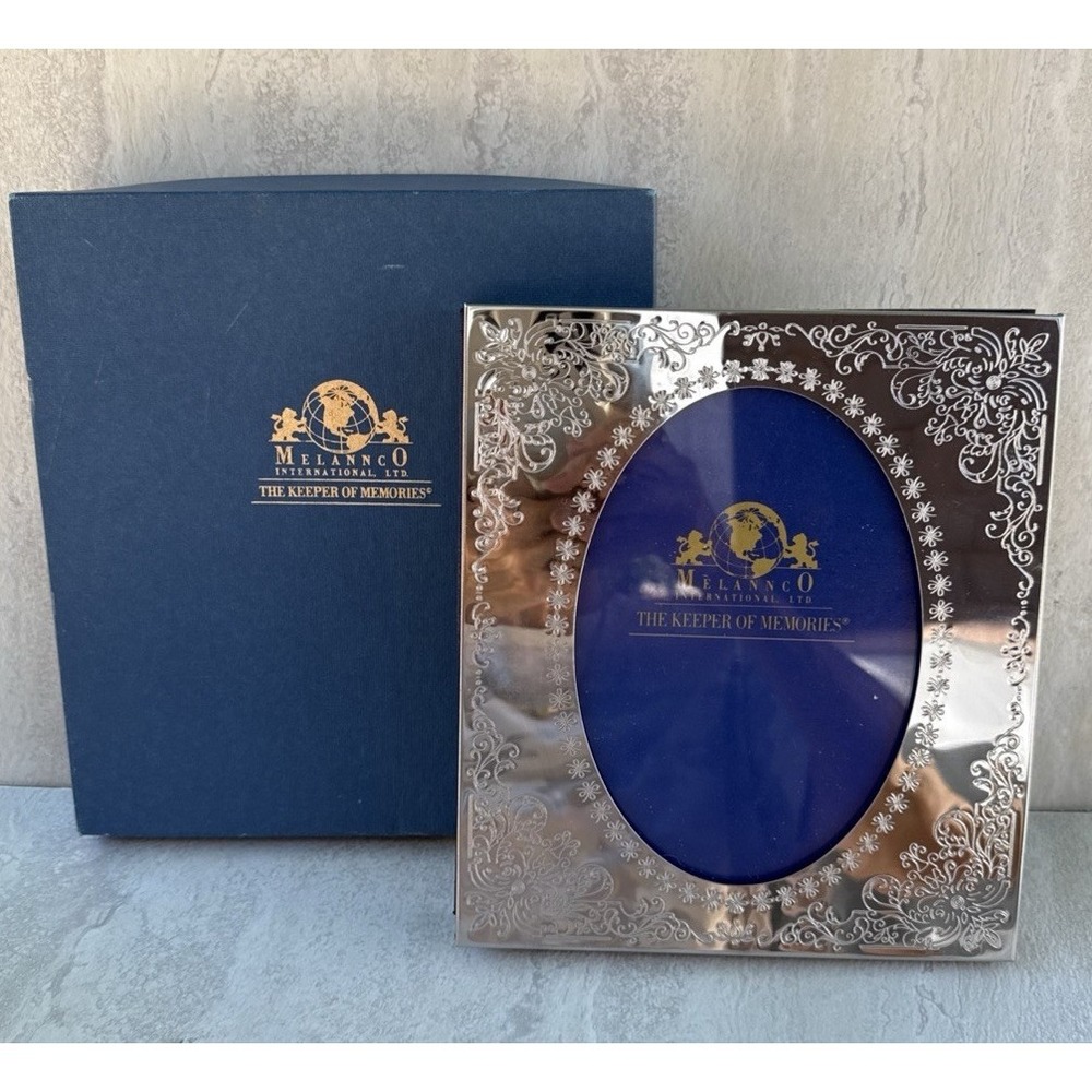 NEW Melannco "The Keeper Of Memories" Photo Album Ornate Silver Plated Cover 864